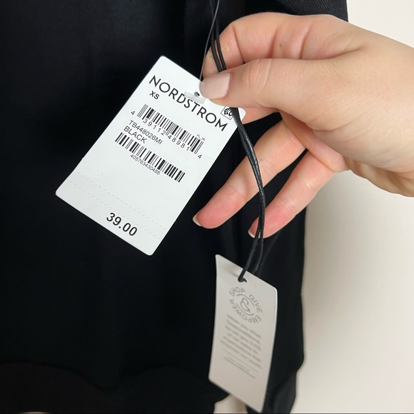 NWT Treasure & Bond Raw Edge Oversized Pullover Sweatshirt - Picture 7 of 10